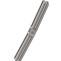 Joint de pivot en zinc 2056 20B supports de connexion en métal de qualité supérieure Joint de pivot pour joint d'angle d'angle de profil en aluminium industriel