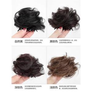 Bun Wig Flower Bun Women's Hair Clip Lazy Hair Bun Maker Fluffy Natural Half Bun High Temperature Wire Hair Material - Product Image 2