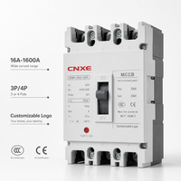 CNXE CHM1-400L/3300 3P 400A MCCB Pemutus Sirkuit Tipe Cetak 100kA Icu Electronic Trip AC400/690V 50Hz Plastik Cina Zhejiang