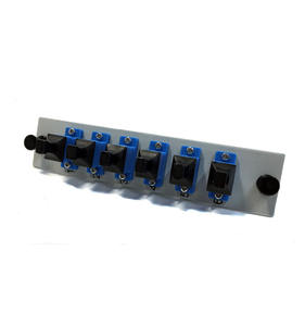 Panel de Conexión de Fibra Óptica de 12, 24 y 48 Puertos, Placa de Terminación Óptica FTTH, Caja de Montaje en Riel DIN, Panel de Conexión de Fibra Óptica de Metal Gris, Marca FASO, 7-15 Años - Product Image 2