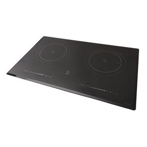 Table de cuisson intelligente avec four et wok, 2 brûleurs électriques, double cuisinière à induction encastrable à semi-pont - Product Image 4