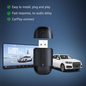 Syong 2 trong 1 không dây Carplay Android Auto Adapter cho iPhone, mini kích thước USB-A Type-C cắm thiết kế, âm thanh xe hơi & Video Plug & Play - Product Image 5