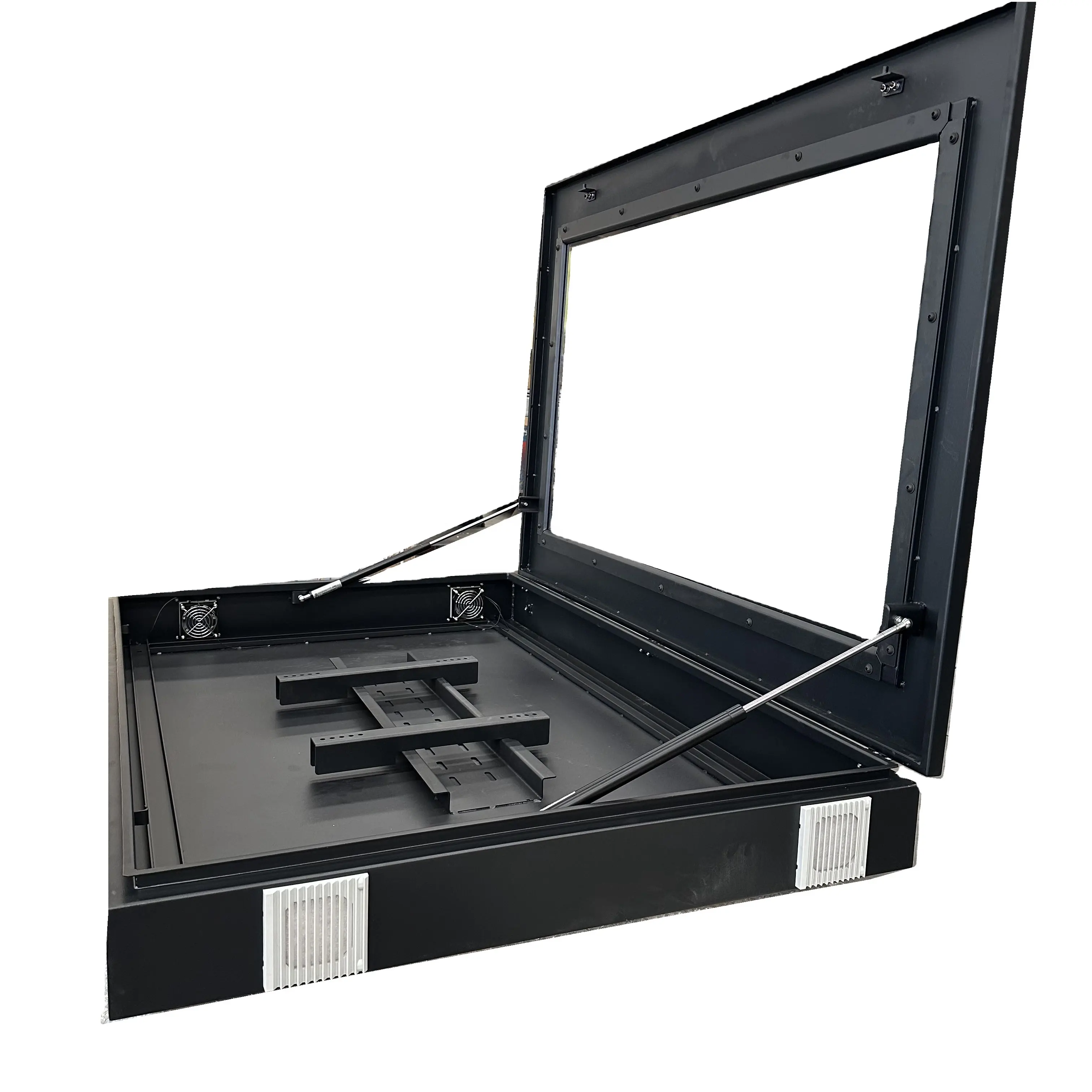 조정 가능한 회전 VESA 마운트 브래킷 IP65 알루미늄 탄소강 TV 화면 인클로저 박스 프로텍터