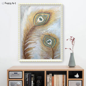 <span class=keywords><strong>Peinture</strong></span> abstraite moderne <span class=keywords><strong>de</strong></span> paysage à l'huile <span class=keywords><strong>de</strong></span> toile peinte à la main <span class=keywords><strong>de</strong></span> <span class=keywords><strong>plume</strong></span> <span class=keywords><strong>de</strong></span> <span class=keywords><strong>paon</strong></span> d'or pour la décoration <span class=keywords><strong>de</strong></span> salon avec Anime - Product Image 5