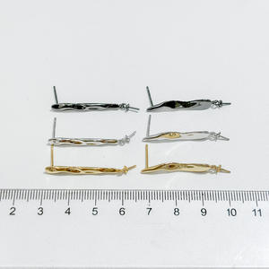 DIY Nouveau style Bijoux en argent S925 Boucles d'oreilles avec perles rondes de 11-15 mm Accessoires en perles DIY Plateau vide 22273 - Product Image 4