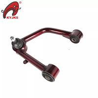 Bras de suspension supérieurs réglables en acier KYJKS, argent/rouge, 100 % testés, garantie 3 ans, LC200 LC100 Hilux Vigo