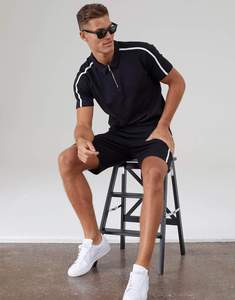 ชุดฤดูร้อนที่มีคุณภาพสูงแขนสั้นเสื้อยืดฤดูร้อนกางเกงขาสั้นสองชิ้นชุดที่มีการออกแบบของคุณเอง - Product Image 1