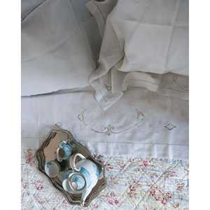 Pietrochianese Antique Linen <b>Double</b> Bed Duvet Set 6-Piece <b>Quilt</b> <b>Cover</b> R Letters Carving 300TC Disposable <b>Quilts</b> Plant Pattern - Product Image 1