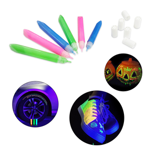 Suministros de Arte, Pintura DIY, Kit de 9 Colores de 30 ml para Niños, Proyectos de Bricolaje No Tóxicos, Pintura Acrílica que Brilla en la Oscuridad, Juego de Pintura Acrílica No Tóxica - Product Image 2