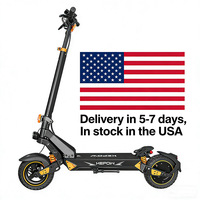 Potente Scooter Eléctrico para Adultos de Largo Alcance, Scooter Eléctrico de Dos Ruedas con Voltaje de 52V