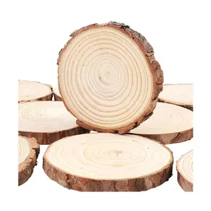 Used for DIY handicraft wooden round slice blank wooden block