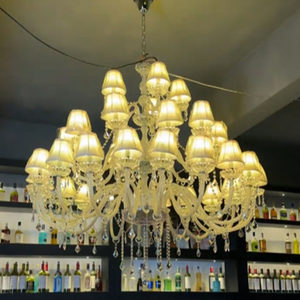 Custom Retro Crystal Chandelier, LED Matrix Pendant <b>Light</b> for Bar, KTV & Commercial <b>Spaces</b> - Product Image 2