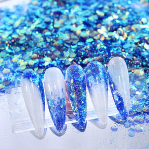 Pacote do saco Mixed Neon Colors Sequins Glitter Nail Hair Body Eye Face Chunky Glitter para Traje Maquiagem Party Performance - Product Image 2