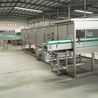 YouBan Équipement Intégré de Pasteurisation Automatique par Tunnel et de Refroidissement par Pulvérisation pour Bouteilles en Verre, Boissons et Produits en Conserve