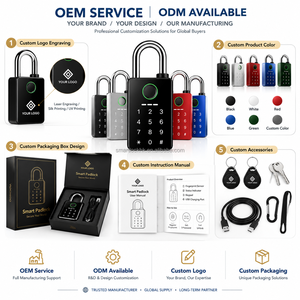 Serrure Intelligente OEM IP67 Étanche à Empreinte Digitale, Contrôle Mobile, Rechargeable pour Casier de Voyage, Clôture Domestique et Rangement - Product Image 4
