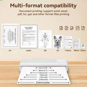 Xprinter P83เครื่องพิมพ์ความร้อนแบบ A4ไร้สายน้ำหนักเบาสำหรับการพิมพ์เอกสารรถยนต์ - Product Image 3