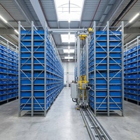 Système de grue à empilage robuste AS/RS, machine de stockage automatisée, robot de système d'empilage intelligent pour entrepôt de palettes industriel