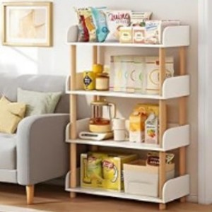 Simple Bookshelf Floor Standing Small Home Display <b>Shelf</b> Bookcase <b>Bedroom</b> Storage Rack 15mm Board Living Room Use - Product Image 1