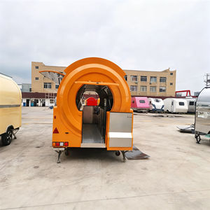 Remorque multifonctionnelle à 4 roues pour la vente de glaces et de snacks, comptoir en acier inoxydable avec conservation de la chaleur pour la vente ambulante - Product Image 4