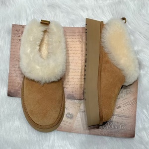 Botas de Nieve de Diseño de Lujo para Mujer, Tendencia 2025, Modernas, Cálidas, de Lana de Oveja, Térmicas, Cómodas, con Suela Gruesa de Goma - Product Image 4