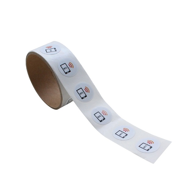 Custom Printed Magnetic NFC RFID Parking Ticket Coated Paper Support for NFC213/215/216 13.56MHz Frequency