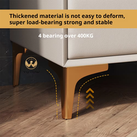 YOYOW Moderne Diamantförmige Goldene Metall-TV-Ständer Beine Sofafüße Wohnzimmer Schlafzimmer Möbel Stütz-Zubehör