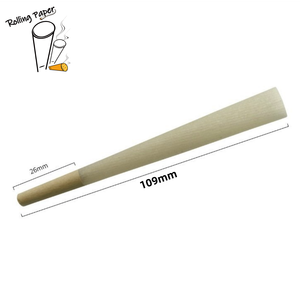 Wholesale unbleached 109MM98MM84MM cone-shaped roll paper customized high-end brand logo <b>smoking</b> roll paper accessories - Product Image 4
