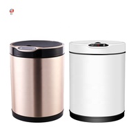 Poubelle automatique sans contact, batterie de corbeille à capteur multifonctionnel, avec lampe, vente en gros, livraison gratuite en chine