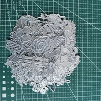2025 nuova scatola misteriosa borse fortunate selezionate casualmente piccoli animali lasciano lettere fustelle in metallo fiore per stencil da album