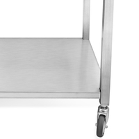 Table de travail commerciale en acier inoxydable de haute qualité pour les hôtels utilisés dans les comptoirs Tables de télévision pour manger la table de travail de restaurant