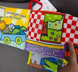 Libro de Tela Educativo Temprano con Forma de Cola de Animal <span class=keywords><strong>Personalizado</strong></span>, Muñeco de Peluche Suave y Seguro para Bebés, Libro de Cuentos de Hadas - Product Image 4