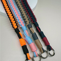 Hhparacord Paracord Sangle de téléphone et de montre en paracorde, lanière 10CM*15CM, chaîne tressée faite à la main, sangle de remplacement pour sac bandoulière