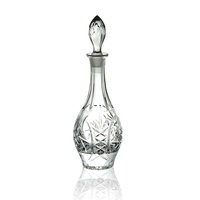 N7 kualitas tinggi kristal bening kaca Whiskey Decanter botol anggur pola kincir angin ukiran desain transparan rumah tangga