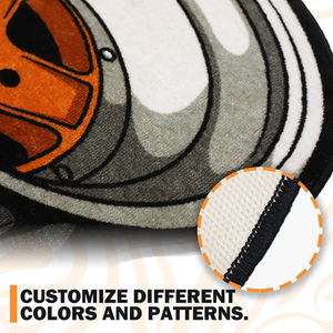 Basketballförmige Design-Fußmatte mit Antirutsch-Funktion, Wasserabsorbierend und Weich getuftet für Kinderzimmer und Spielzimmer - Product Image 3