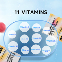 Mélange d'eau électrolytique instantanée à étiquette privée personnalisée, poudre d'hydratation, sachets énergétiques pour la nutrition sportive, poudre de boisson d'hydratation