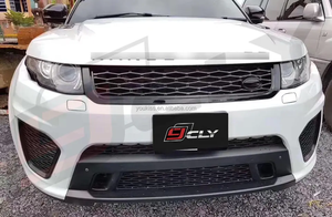 Kits de carrocería de piezas de reacondicionamiento de coche Youkiss para Land Rover <span class=keywords><strong>Evoque</strong></span> Upgrade <span class=keywords><strong>SVR</strong></span> con difusor trasero de rejilla con puntas Flog Lamp Grille - Product Image 6