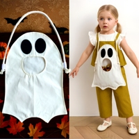 Patron de sac fantôme d'Halloween pour la collecte de bonbons, patron de sac à bandoulière fantôme pour enfant, patron de sac d'Halloween, produits numériques