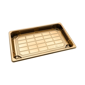 Sang trọng để đi Sushi khay hình chữ nhật nhựa Sushi takeout container bao bì dùng một lần Sushi container hộp với nắp - Product Image 3