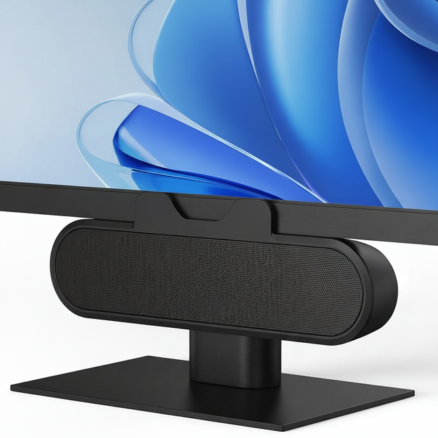 Hot Sale Inwa MZ630 Computer Speakers Desktop Pc Usb Monitor Speaker Bar Clip-on Wired Desk Hd Stereo Loud Sound ABS