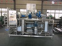 Stérilisateur tubulaire UHT à très haute température pour produits laitiers, jus, lait, boissons aux fruits, yaourt, pasteurisateur, machine de stérilisation