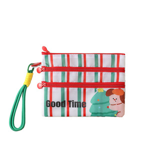 Travel Passport Organizer Bag 7 Inch Multipurpose Card Holder For Trip With Zipper Compartments - Product Image 2