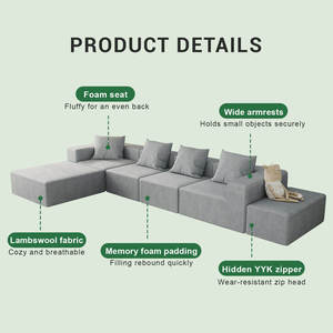 Set di Divani Componibili Sottovuoto Personalizzati, Divano Moderno Compresso per <span class=keywords><strong>Soggiorno</strong></span>, Arredamento <span class=keywords><strong>Salvaspazio</strong></span> - Product Image 4