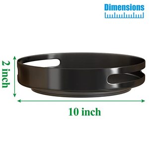 Organizador <span class=keywords><strong>Lazy</strong></span> <span class=keywords><strong>Susan</strong></span>, estantes de especias giratorios de acero y Metal para despensa de cocina, armario, Mesa - Product Image 5