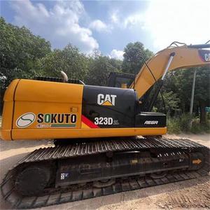 Excavatrice Caterpillar 323D d'occasion de 23 tonnes, matériel de construction avec composants d'origine : moteur, pompe - Product Image 4