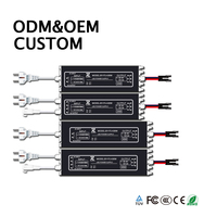 AC100-240V 12V LED pilote transformateur éclairage tactile gradateur interrupteur connecter désembuage Film alimentation à découpage