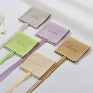 Biểu Tượng Tùy Chỉnh Một Dừng Pouch Chèn Đánh Bóng Vải Có Thể Gập Lại Hộp Đồ Trang Sức Bao Bì Đồ Trang Sức Từ Các Tông Lật Hộp Quà Tặng - Product Image 4