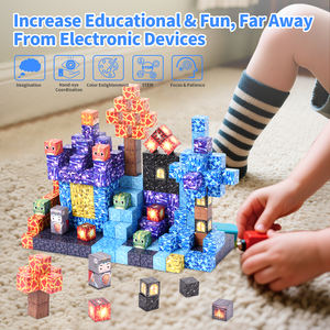 Nouveau Mini Cube Magnétique Mon Monde 300 pièces Klocki Magnetyczne Ensemble de Blocs de Construction Magnétiques Créatifs pour Enfants Jouets DIY - Product Image 6