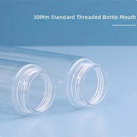 Bouteilles à pompe en mousse de plastique transparent avec logo personnalisé, 30-80 ml, distributeur cosmétique moussant rechargeable pour emballage de soins de la peau et des mains