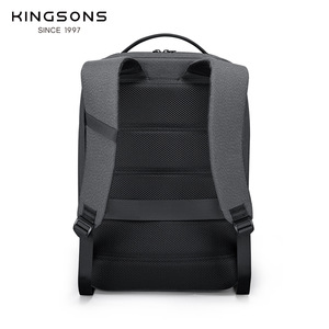 Kingsons Business <b>Backpack</b> Dark Gray Laptop <b>Compartment</b> Men's Casual Travel <b>Backpack</b> - Product Image 2