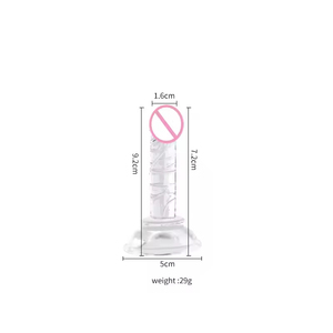 Dildo en silicone souple transparent pour adultes, avec ventouse puissante, pour une utilisation mains libres, jouets sexuels de grande taille pour débutants et couples - Product Image 6